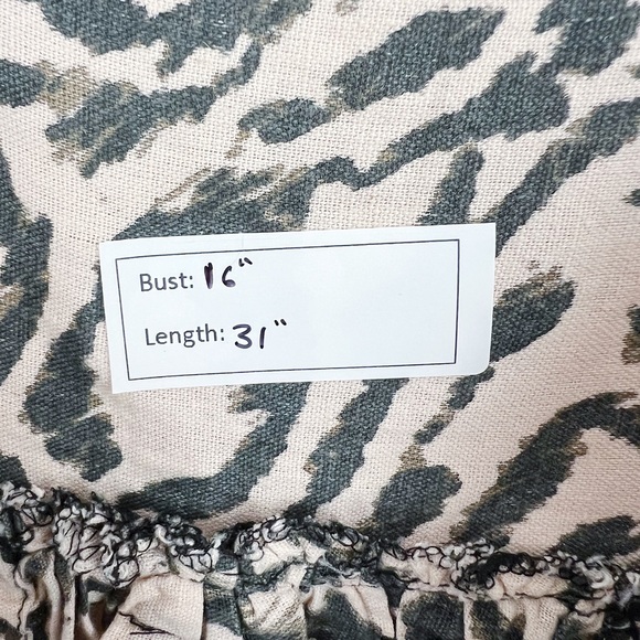 ASOS DESIGN Leopard Scalloped Hem Cutout Mini Dress - Picture 5 of 10